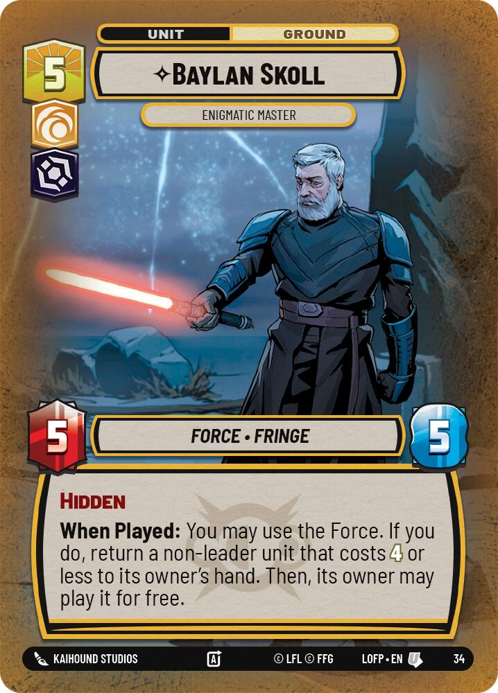 Baylan Skoll - Enigmatic Master (34) (34) [Judge Promos]