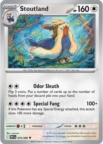 Stoutland (074/086) [Scarlet & Violet: White Flare]