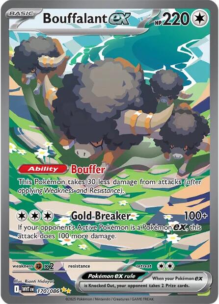 Bouffalant ex (172/086) [Scarlet & Violet: White Flare]