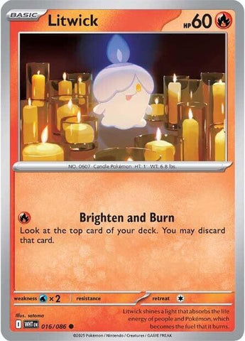 Litwick (015/086) [Scarlet & Violet: Black Bolt]