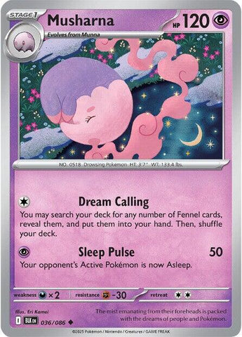 Musharna (039/086) [Scarlet & Violet: Black Bolt]