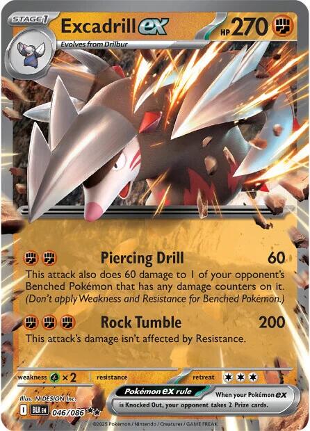 Excadrill ex (049/086) [Scarlet & Violet: Black Bolt]