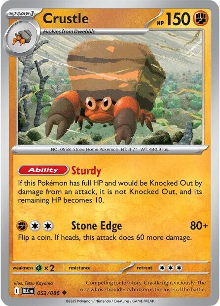 Crustle (055/086) [Scarlet & Violet: Black Bolt]