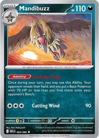 Mandibuzz (064/086) [Scarlet & Violet: Black Bolt]