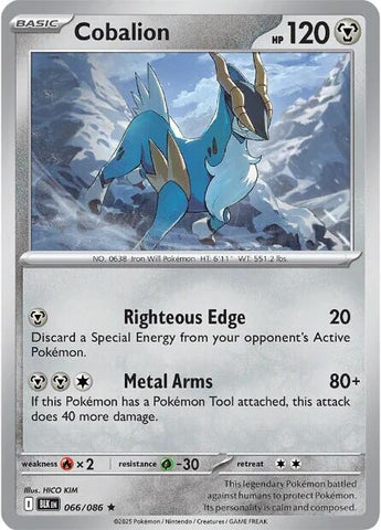 Cobalion (068/086) [Scarlet & Violet: Black Bolt]