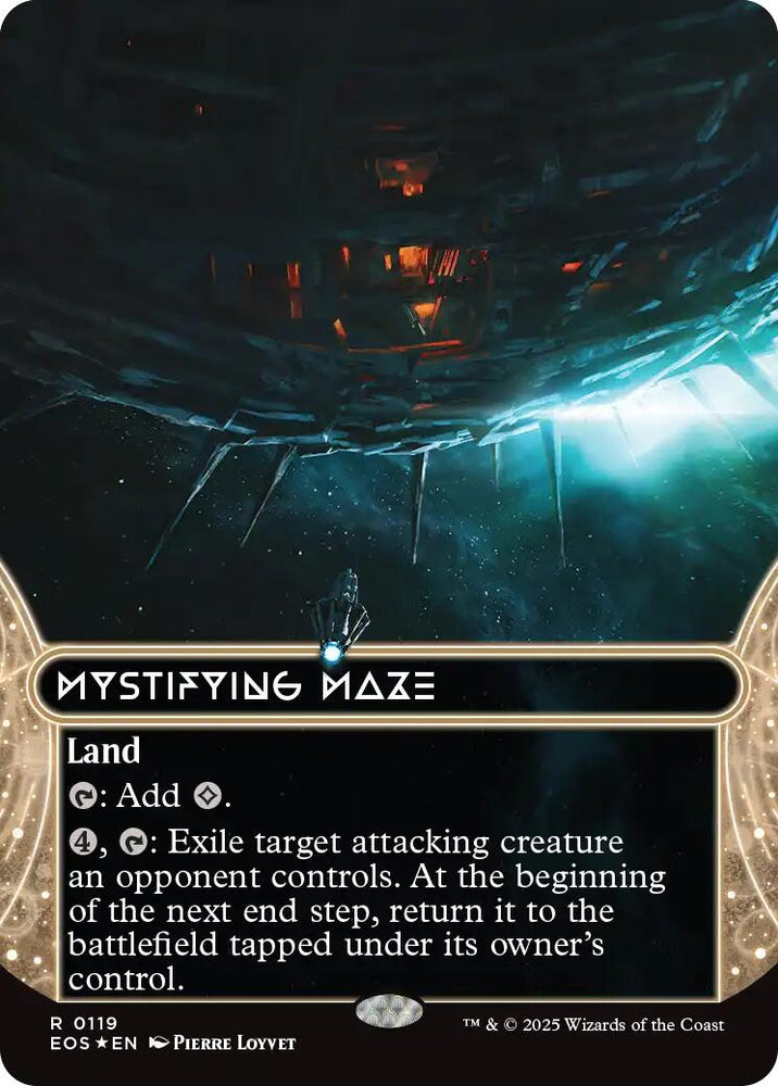 Meteor Crater (0119) (Borderless) (Galaxy Foil) [Edge of Eternities: Stellar Sights]