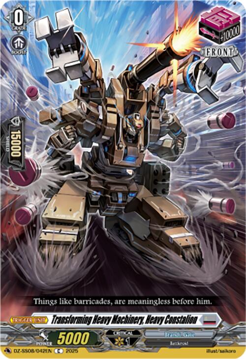 Transforming Heavy Machinery, Heavy Constalion (DZ-SS08/042EN) [DZ-SS08: Festival Booster 2025]