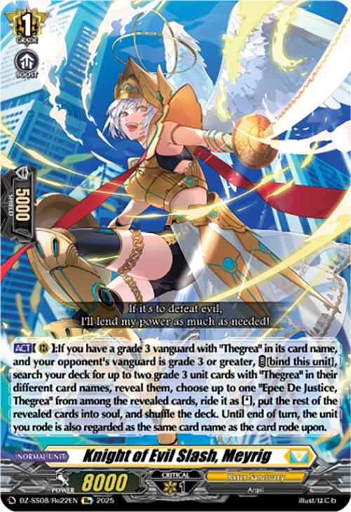 Knight of Evil Slash, Meyrig (DZ-SS08/Re22EN) [DZ-SS08: Festival Booster 2025]