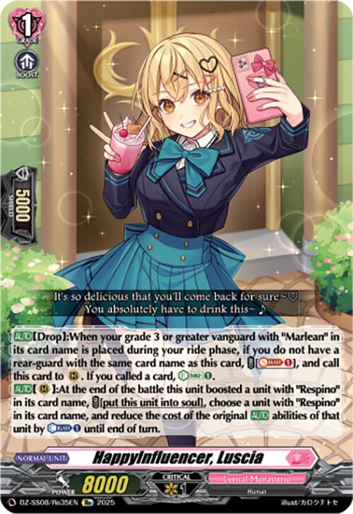 HappyInfluencer, Luscia (DZ-SS08/Re35EN) [DZ-SS08: Festival Booster 2025]