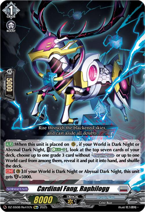 Cardinal Fang, Raphilogg (Re+) (DZ-SS08/Re41EN) [DZ-SS08: Festival Booster 2025]
