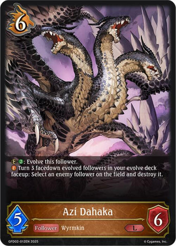 Azi Dahaka (GFD02-012EN) [GFD02: Treacherous Ambitions]