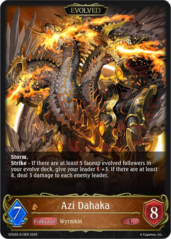 Azi Dahaka (Evolved) (GFD02-013EN) [GFD02: Treacherous Ambitions]