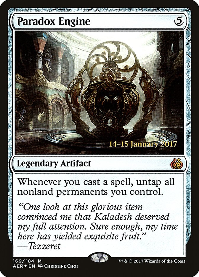 Paradox Engine  (Prerelease) [Aether Revolt Prerelease Promos] (PAER 169S)