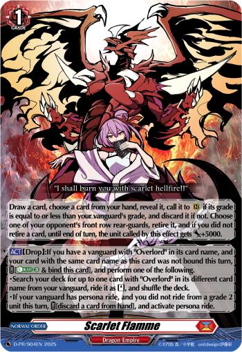 Scarlet Flamme (D-PR-904EN) [DZ-BT10: Dragonsoul Resonance]