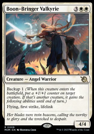 Boon Bringer Valkyrie (Promo Pack) [March of the Machine Promos]