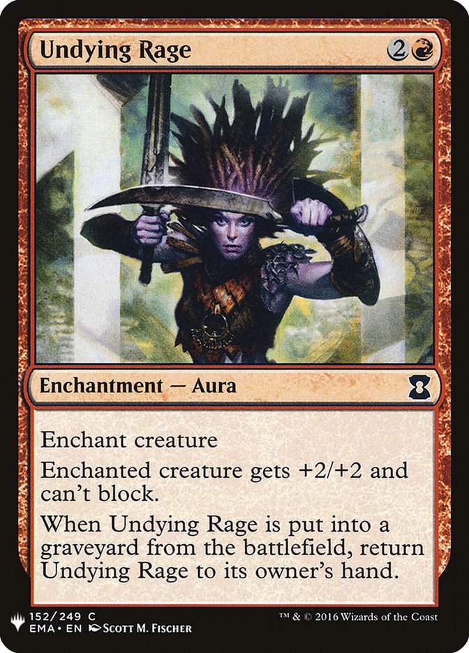 Undying Rage [Mystery Booster] (MB1 1088)