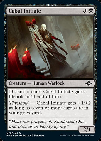 Cabal Initiate [Modern Horizons 2] (MH2 78)