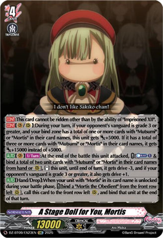 A Stage Doll for You, Mortis (EXC) (DZ-BT09/EX23EN) [Super Brave Detonation]