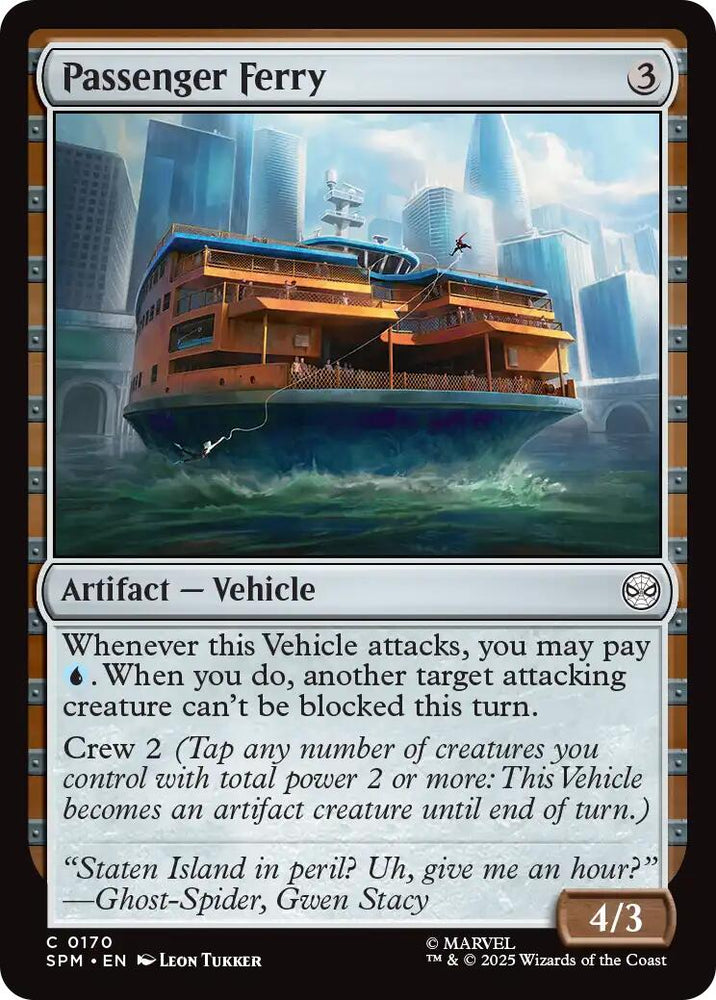 Passeneger Ferry [Marvel's Spider-Man]