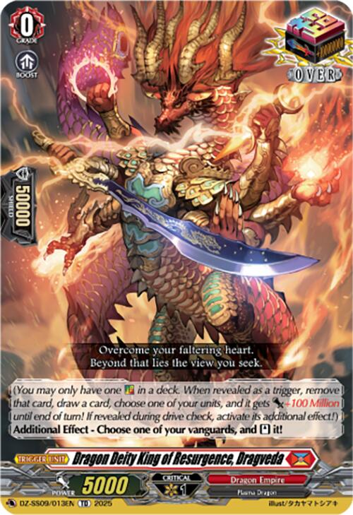 Dragon Deity King of Resurgence, Dragveda (DZ-SS09/013EN) [DZ-SS09: Zero Tendo Start Deck]