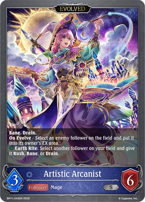 Artistic Arcanist (Evolved) (BP11-043EN) [BP11: Bullet of Fate]