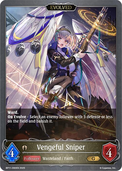Vengeful Sniper (Evolved) (BP11-090EN) [BP11: Bullet of Fate]