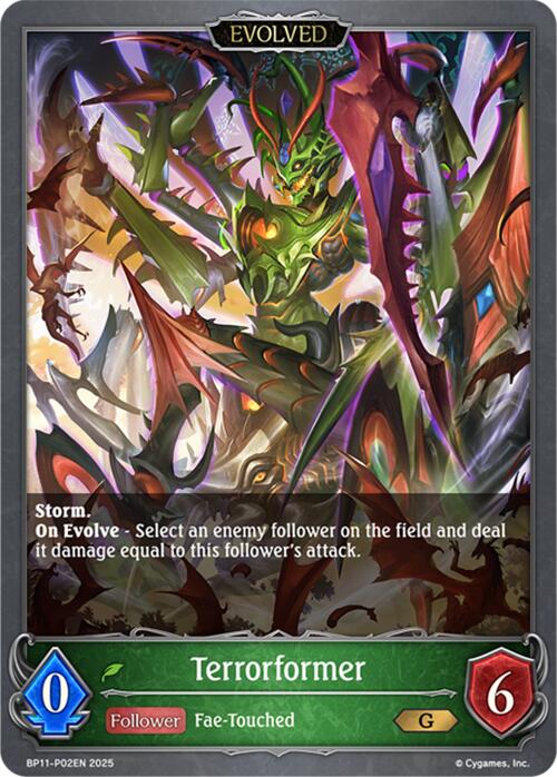Terrorformer (Evolved) - P02 (Foil) (BP11-P02EN) [BP11: Bullet of Fate]