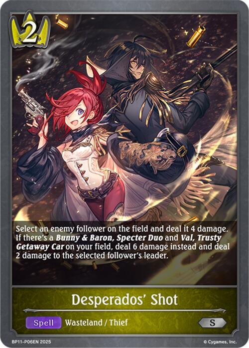 Desperados' Shot - P06 (Foil) (BP11-P06EN) [BP11: Bullet of Fate]