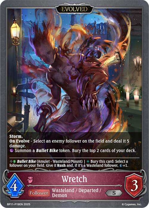 Wretch (Evolved) - P19 (Foil) (BP11-P19EN) [BP11: Bullet of Fate]