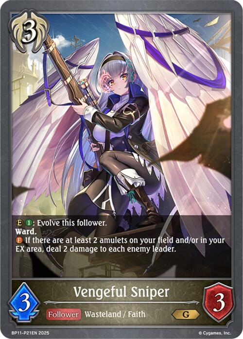 Vengeful Sniper - P21 (Foil) (BP11-P21EN) [BP11: Bullet of Fate]