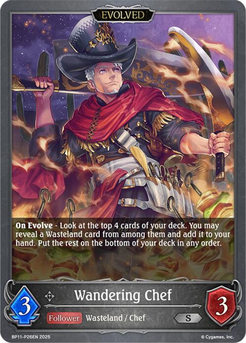 Wandering Chef (Evolved) - P26 (Foil) (BP11-P26EN) [BP11: Bullet of Fate]