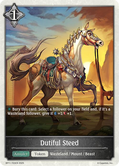 Dutiful Steed (BP11-T03EN) [BP11: Bullet of Fate]