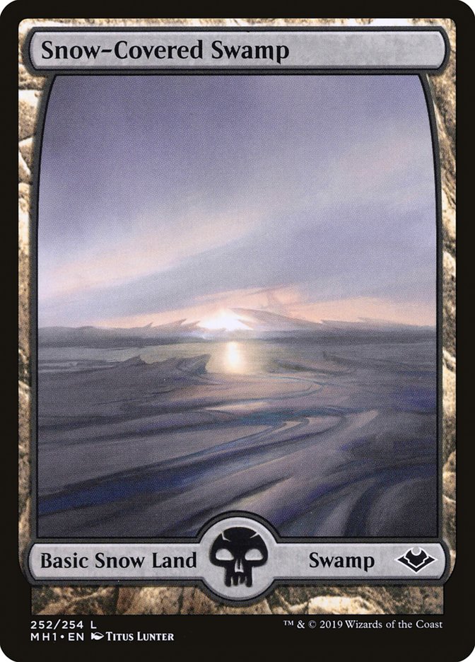 Snow-Covered Swamp [Modern Horizons] (MH1 252)