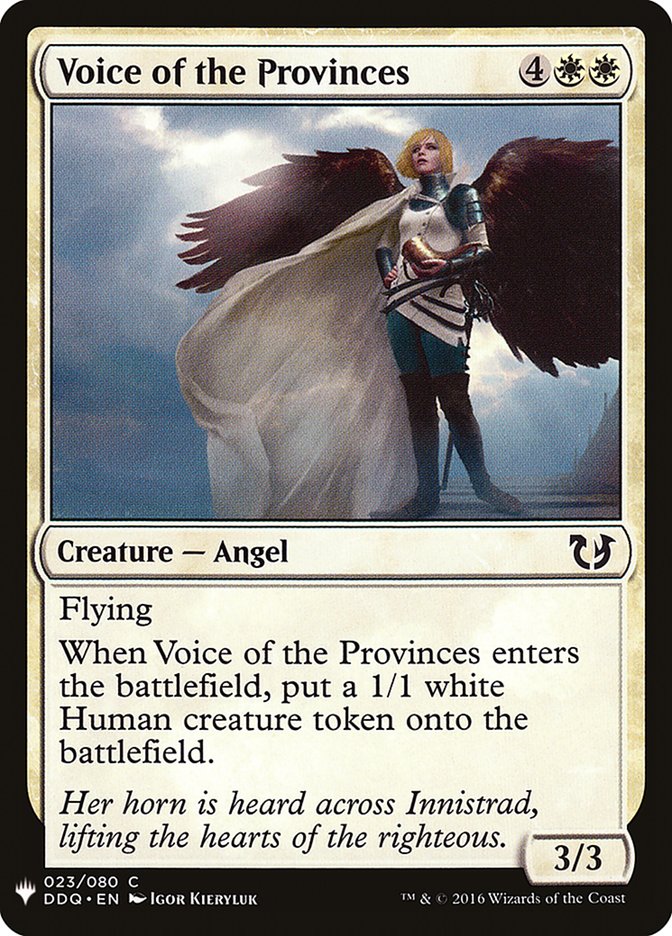 Voice of the Provinces [Mystery Booster] (MB1 267)
