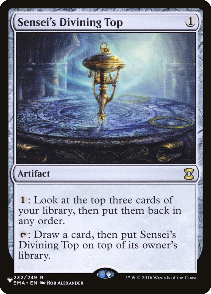 Sensei's Divining Top [The List] (LEMA 232)