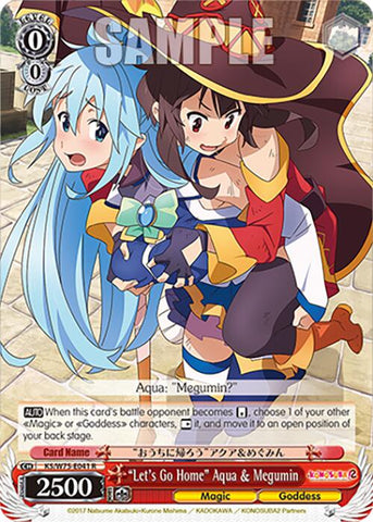 "Let's Go Home" Aqua & Megumin [KONOSUBA -God's blessing on this wonderful world! Re:Edit]