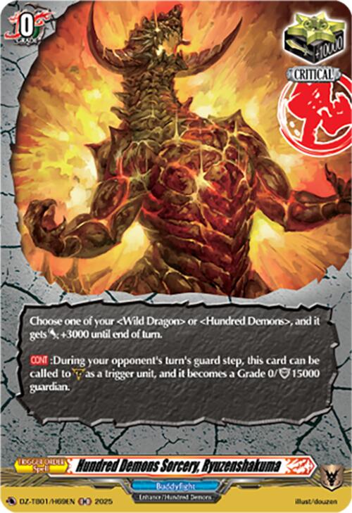 Hundred Demons Sorcery, Ryuzenshakuma (DZ-TB01/H69EN) (DZ-TB01/H69EN) [Future Card Buddyfight]