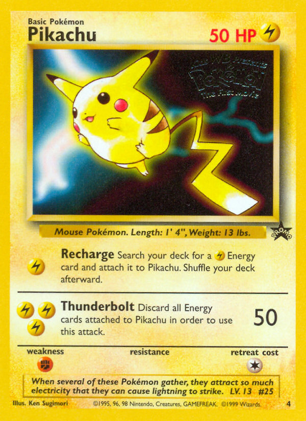 Pikachu (4) [Wizards: Black Star Promos]