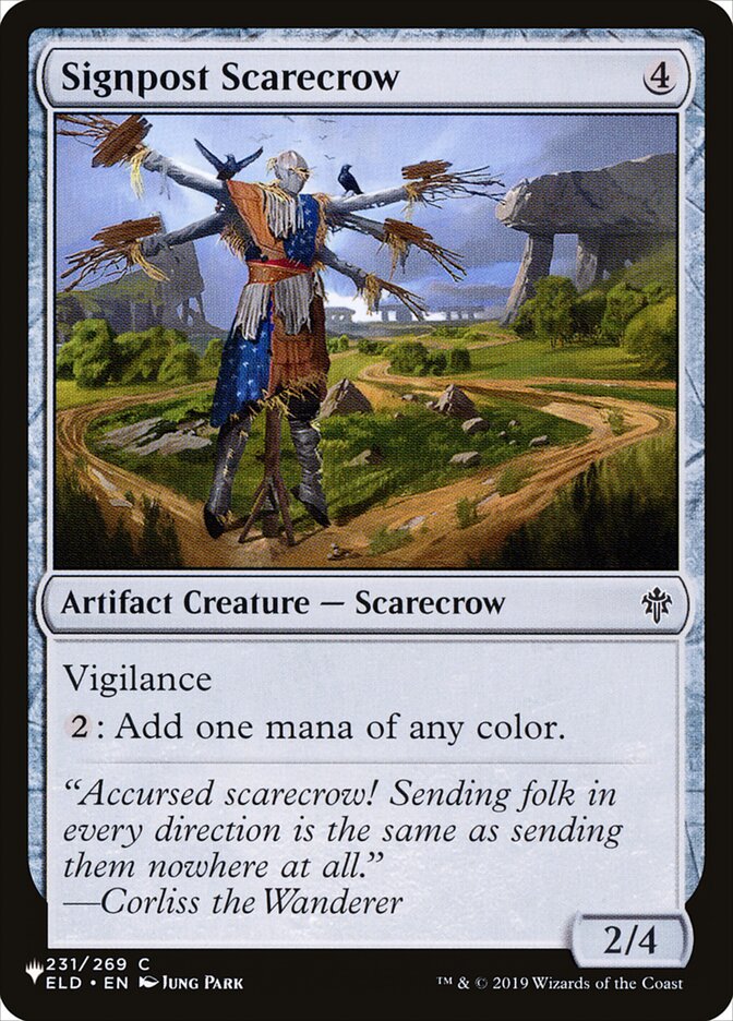 Signpost Scarecrow [The List] (LELD 231)