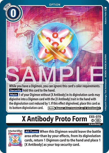 X Antibody Proto Form [EX11-070] [Dawn of Liberator]