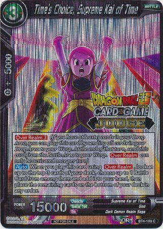 Time's Choice, Supreme Kai of Time [BT4-103]