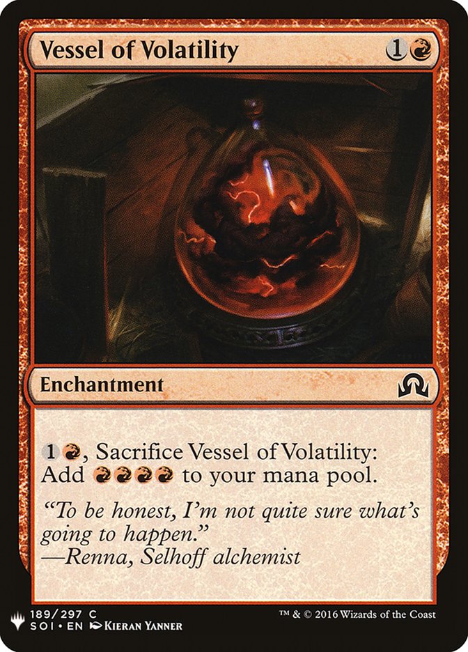 Vessel of Volatility [Mystery Booster] (MB1 1095)