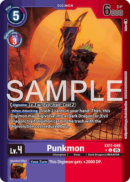 Punkmon [EX11-049] (Alternate Art) [Dawn of Liberator]