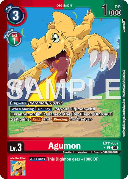 Agumon [EX11-007] (Alternate Art) [Dawn of Liberator]