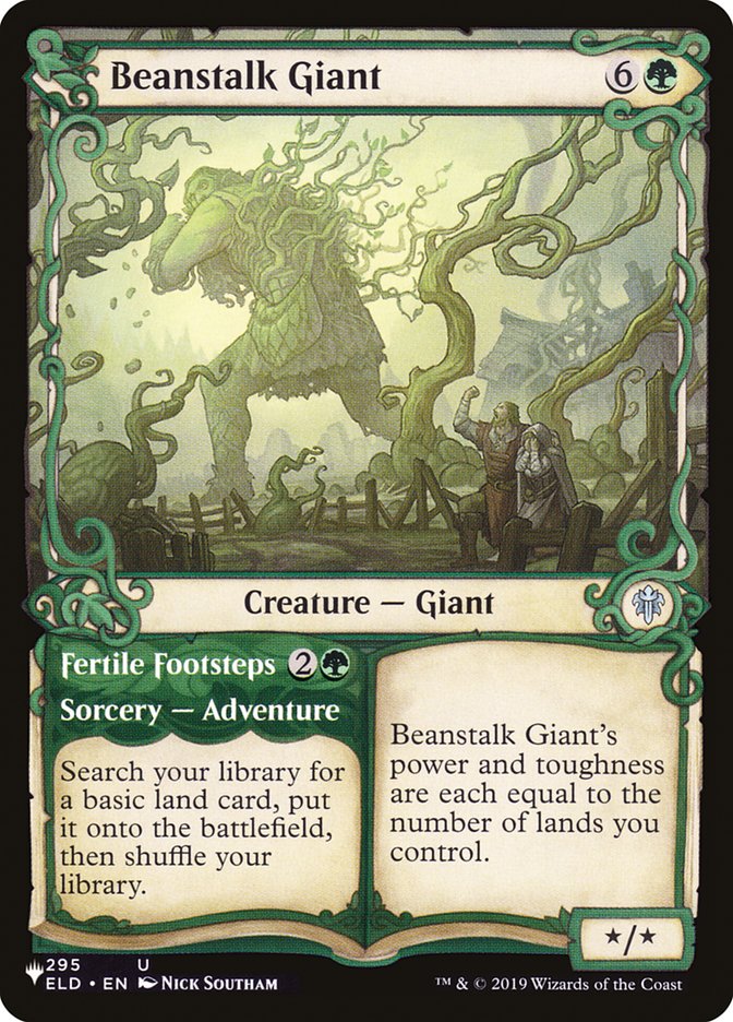 Beanstalk Giant // Fertile Footsteps (Showcase) [The List] (LELD 295)