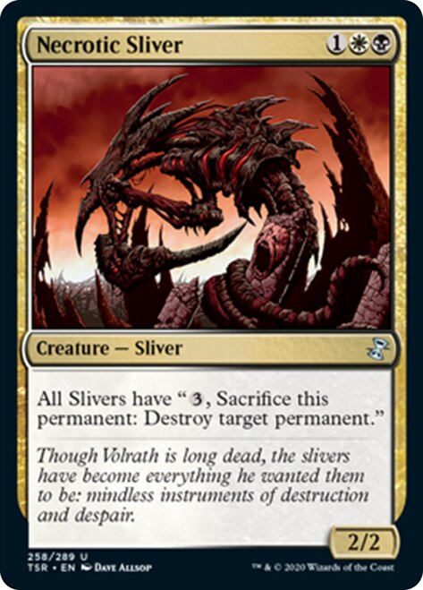 Necrotic Sliver [Time Spiral Remastered] (TSR 258)