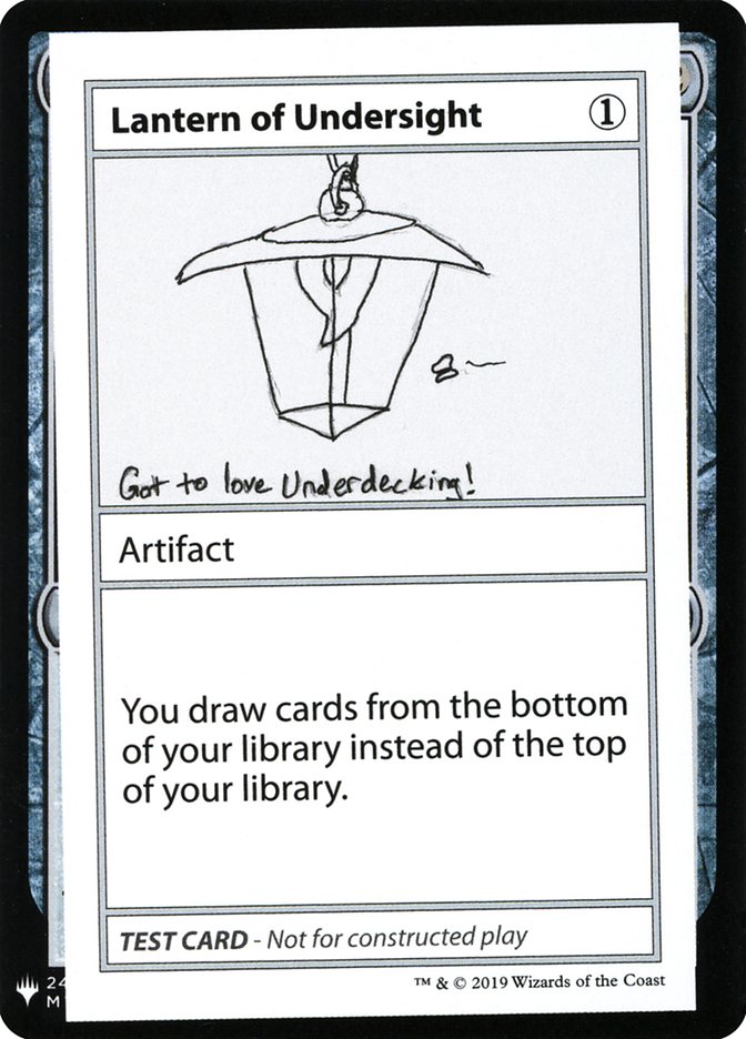 Lantern of Undersight [Mystery Booster Playtest Cards] (CMB1 106)