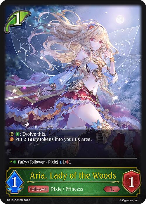 Aria, Lady of the Woods (BP16-001EN) [Advent of Genesis]