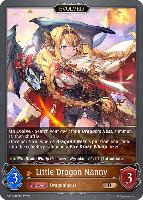 Little Dragon Nanny (Evolved) (BP16-072EN) [Advent of Genesis]