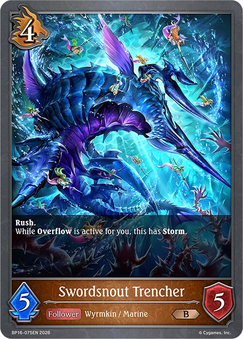 Swordsnout Trencher (BP16-075EN) [Advent of Genesis]